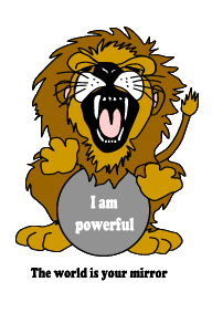 Lion I am powerful reality creation