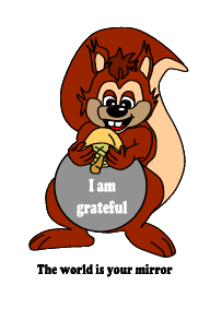 Squirrel I Am Grateful